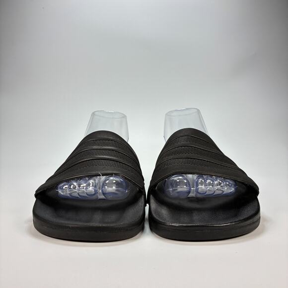 Adidas Adilette Comfort Slides Black Casual Slip On Sandals S82137 Mens Size 10 - Picture 2 of 9